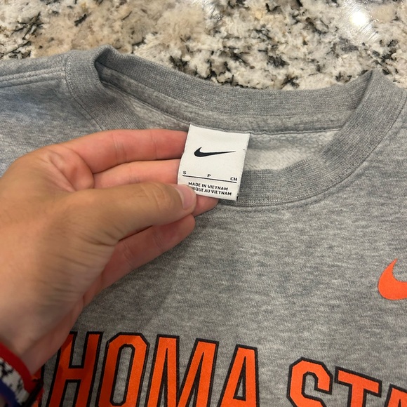 Oklahoma state grey crewneck Nike - Picture 2 of 2
